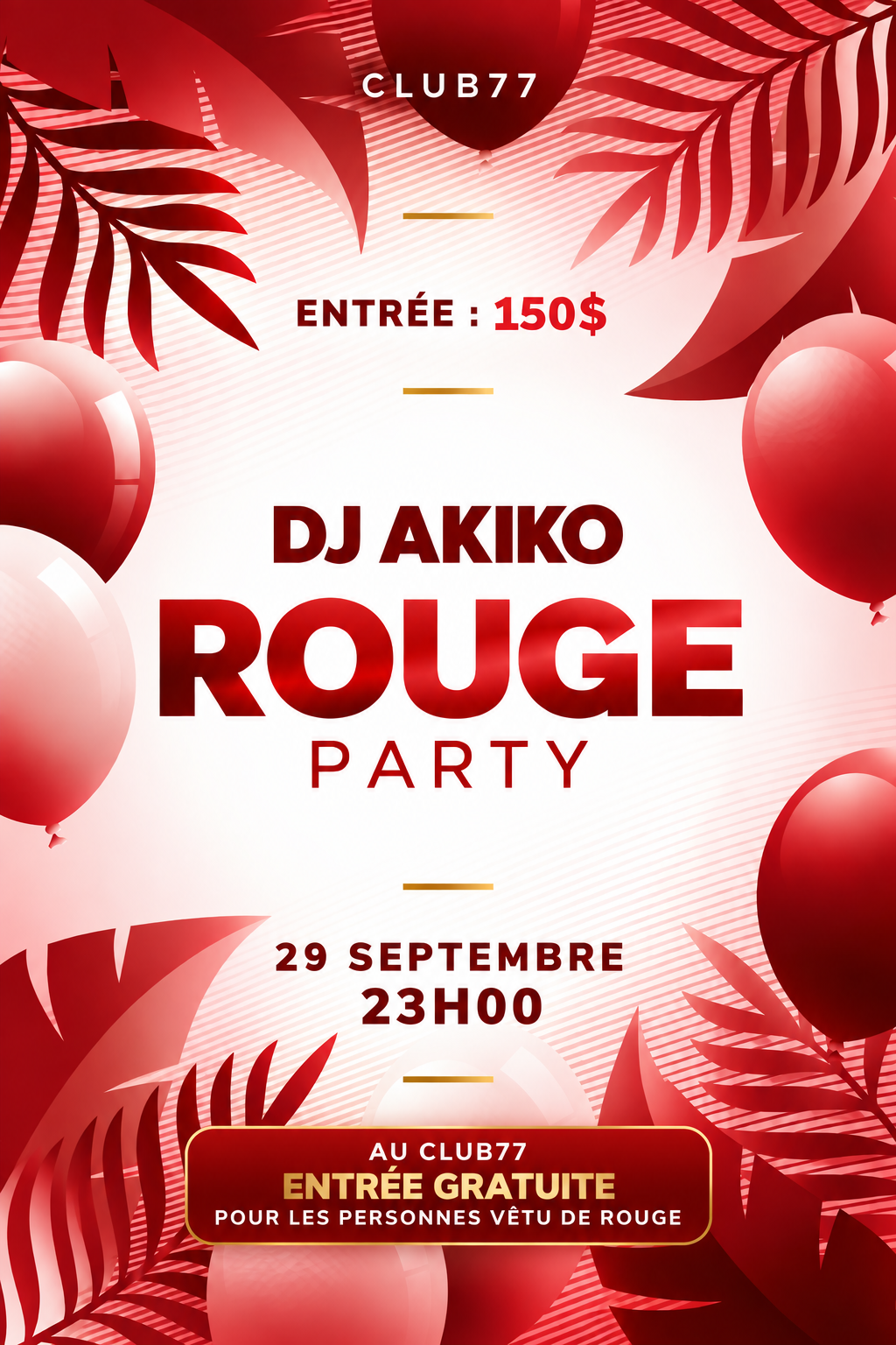 🔴 Rouge party